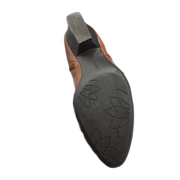 Sole Sensibility Boots Cognac 2" Heel size 10 Med - Picture 5 of 5